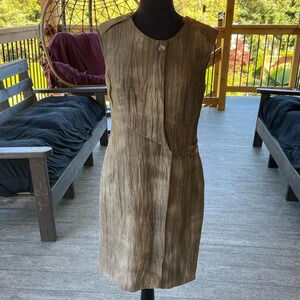 Simon Chang | Linen Blend Dress